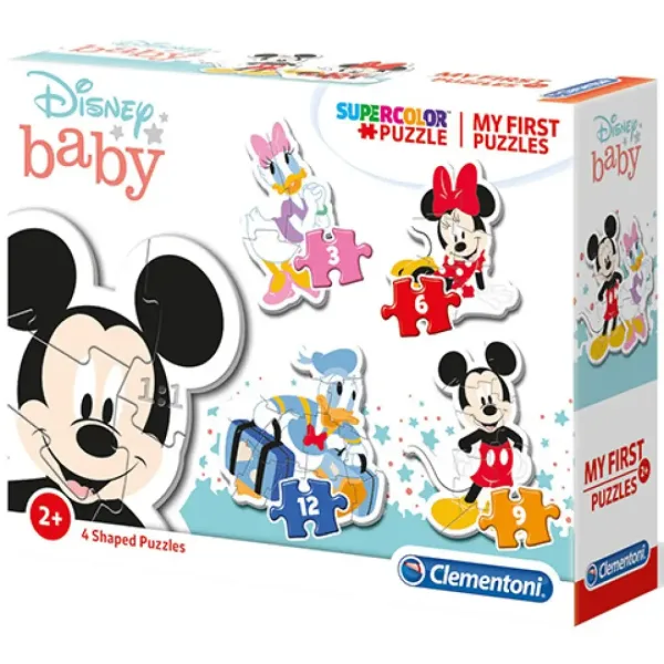 Mickey Maus 4-in-1 Supercolor Formpuzzle - Clementoni Bild 1