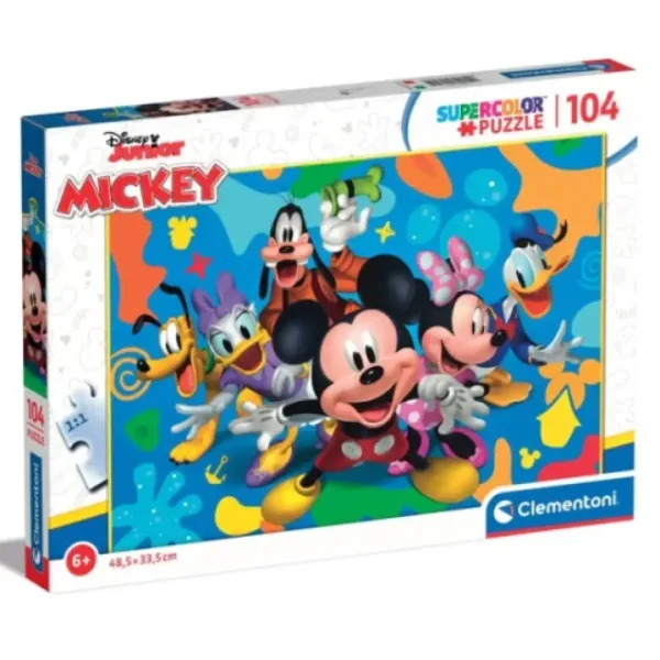 Mickey Maus und seine Freunde Supercolor 104-teiliges Puzzle - Clementoni Bild 1