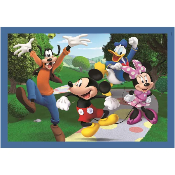 Mickey und seine Freunde 4-in-1 Supercolor-Puzzle - Clementoni Bild 3