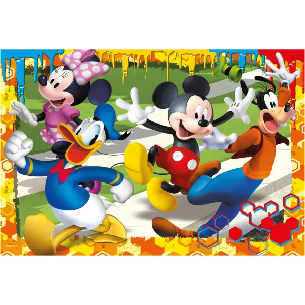 Micky Maus 2-in-1-Puzzle und Ausmalbild, 250 Teile, 50x35cm – Lisciani Bild 2