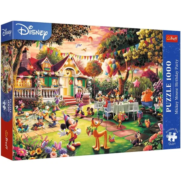 Micky Maus Geburtstags-Party 1000-teiliges Premium Plus Puzzle – Trefl Bild 1