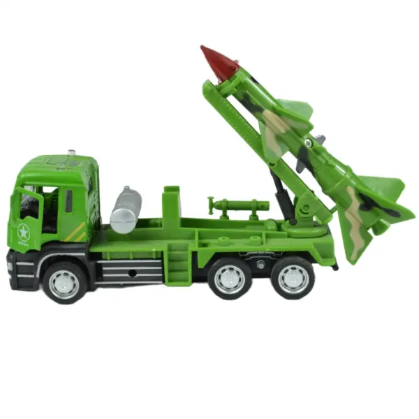 Militär-LKW: Rückziehbarer Militärlastwagen mit Rakete in zwei Varianten, 14 cm Bild 3