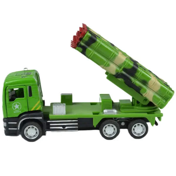 Militär-LKW: Rückziehbarer Militärlastwagen mit Rakete in zwei Varianten, 14 cm Bild 6