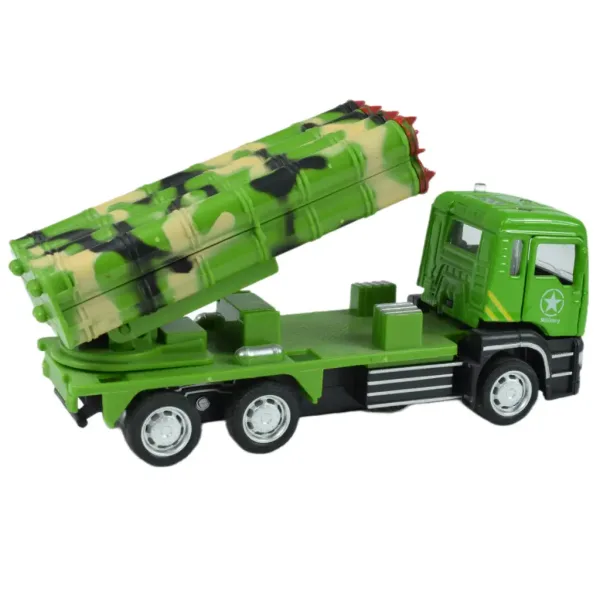 Militär-LKW: Rückziehbarer Militärlastwagen mit Rakete in zwei Varianten, 14 cm Bild 7