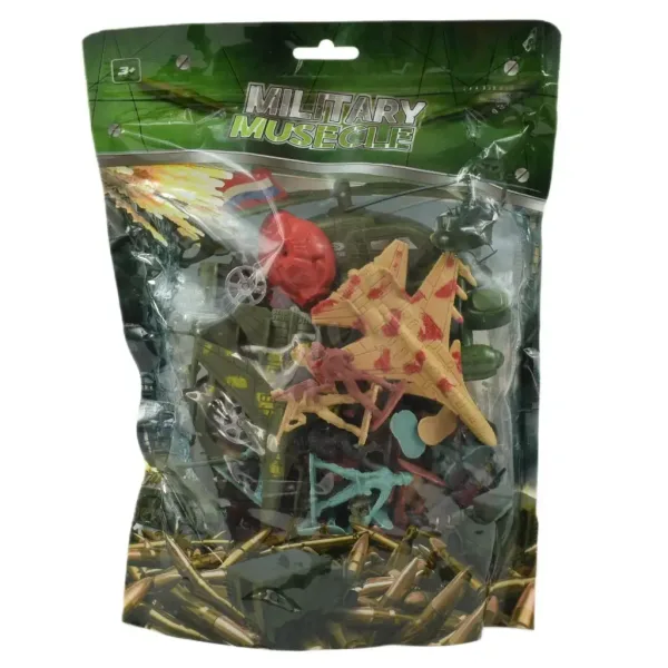 Militärset: Großes Militärspielset mit Fahrzeugen und Soldatenfiguren Bild 4