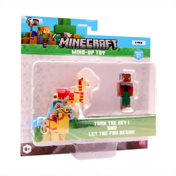Minecraft-3D-Figur mit aufziehbarem Tier, 2. Serie, in verschiedenen Ausführungen, 1 Stück Bild 2