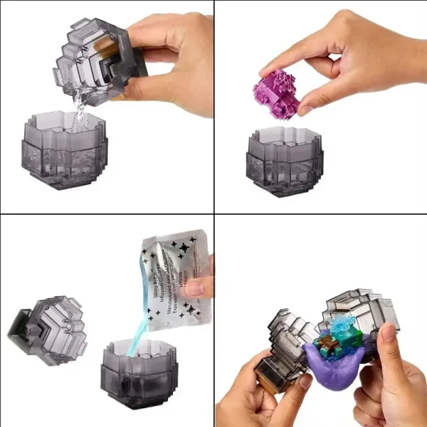 Minecraft Enthüllung Minifigur graue Box - Mattel Bild 2
