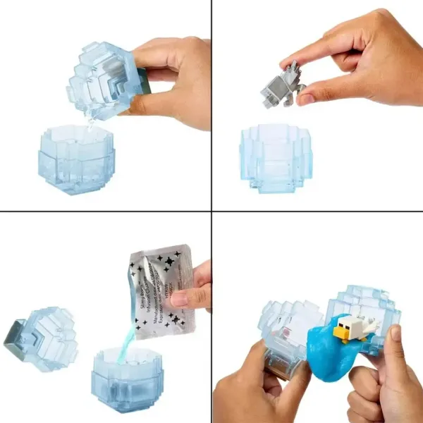 Minecraft Reveal-Minifigur in weißer Box - Mattel Bild 2