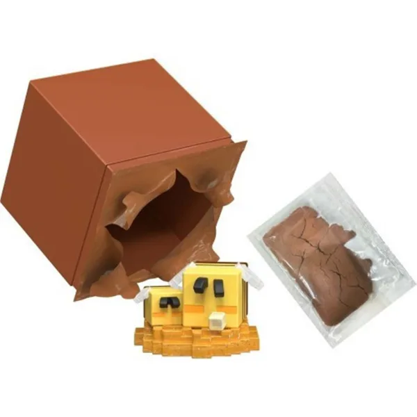 Minecraft Reveal Minifigur im Aufbewahrungsbehälter – Mohnblume – Mattel Bild 4