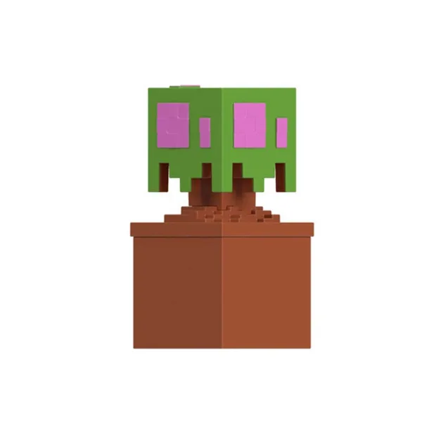 Minecraft Reveal Minifigur im Aufbewahrungswürfel – Eiche – Mattel Bild 2