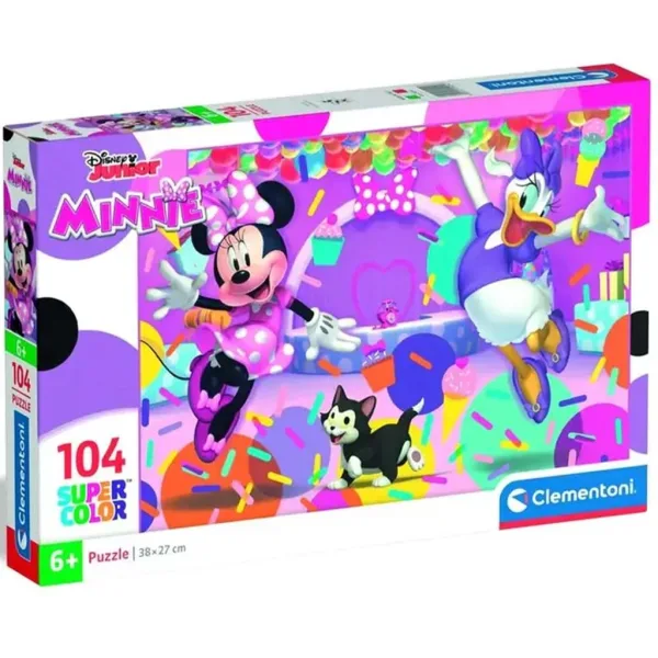 Minnie Maus 104-teiliges Supercolor Puzzle – Clementoni Bild 1