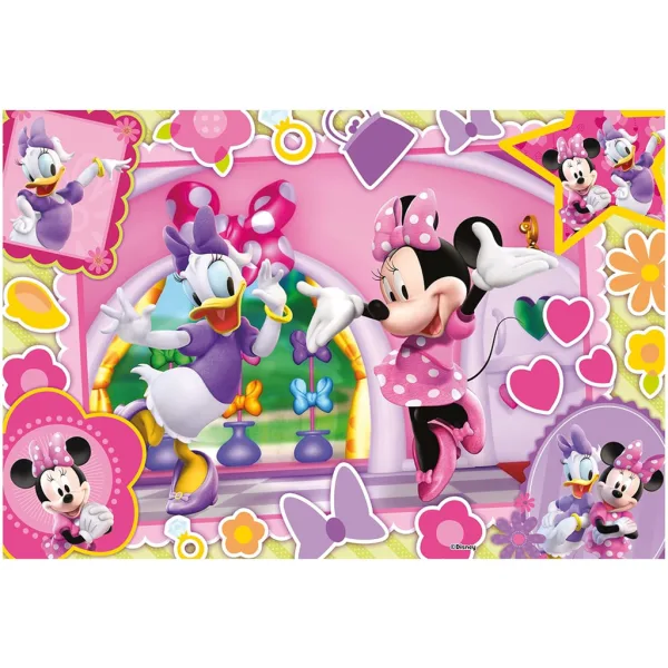 Minnie Maus 2-in-1 Puzzle und Malset, 60 Teile, 50x35 cm – Lisciani Bild 2