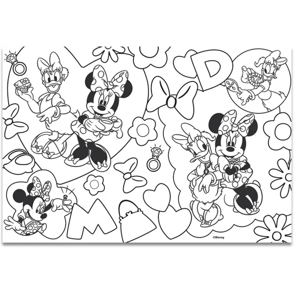 Minnie Maus 2-in-1 Puzzle und Malset, 60 Teile, 50x35 cm – Lisciani Bild 3