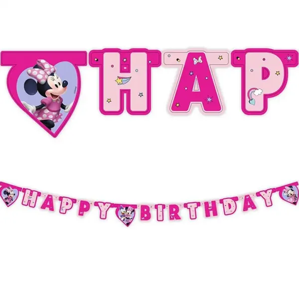 Minnie Maus und Daisy Geburtstags-„Happy Birthday“-Party-Banner 200 cm Bild 1