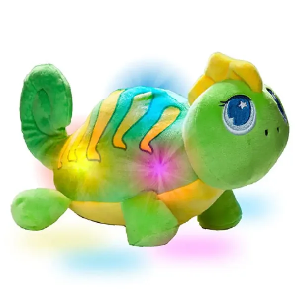 Molto: GusyLuz Plüsch-Chamäleon Schlafbegleiter mit Licht Bild 2