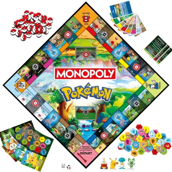 Monopoly Pokémon Brettspiel - Hasbro Bild 2