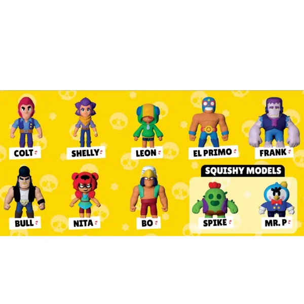 Monster Flex: Brawl Stars dehnbare Figuren in verschiedenen Ausführungen, 1 Stück Bild 7