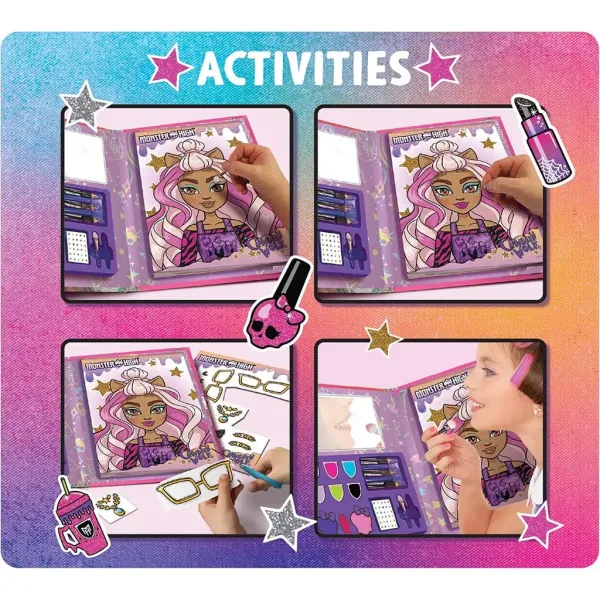 Monster High: Schmink- und Malbuch mit 44 Seiten - Lisciani Bild 3