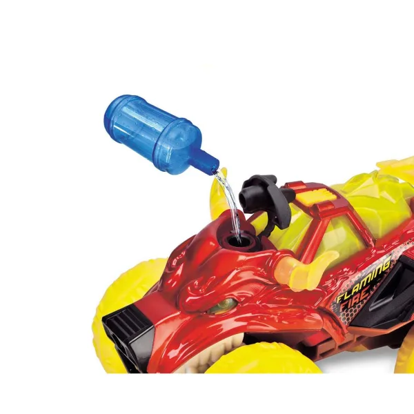 Monstertruck in Form eines flammenden Stierkopfes mit Licht und Sound - Dickie Toys Bild 3