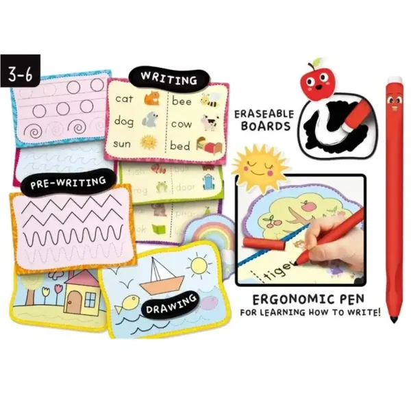 Montessori-Stift: Fertigkeitsförderndes Set mit Spezialstift – Lisciani Bild 2