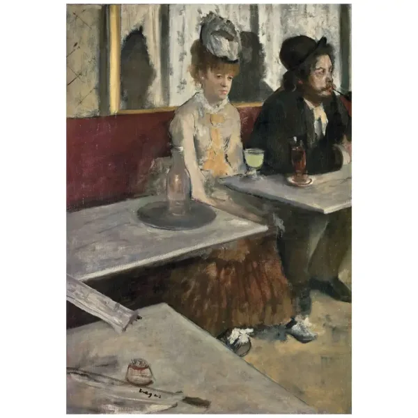 Museum Collection: Edgar Degas - In einem Café 1000-teiliges Puzzle mit Poster - Clementoni Bild 2