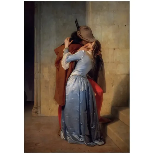 Museum Collection: Hayez - Der Kuss HQC 1000-teiliges Puzzle mit Poster - Clementoni Bild 2