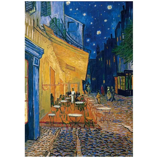 Museum Collection: Van Gogh - Caféterrasse bei Nacht 1000-teiliges Puzzle mit Poster - Clementoni Bild 2