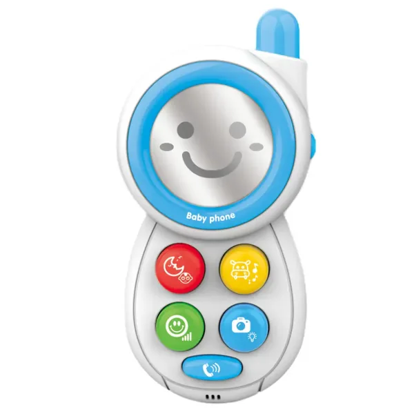 Music World: Blaues Babytelefon mit Licht und Ton Bild 2
