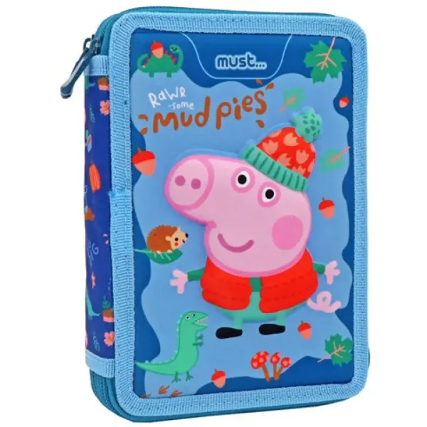 Must... Peppa Wutz George gefülltes Etagen-Federmäppchen Bild 1