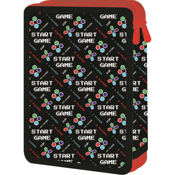 Must: Disney Gamer mehrstöckiges, gefülltes Federmäppchen 15x5x21 cm Bild 2