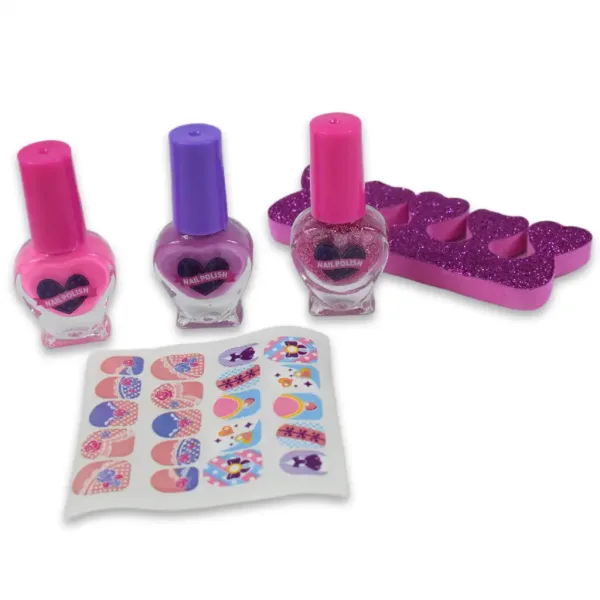 Nail Art: Maniküre-Set mit Koffer, Nagellacken und Zubehör Bild 3