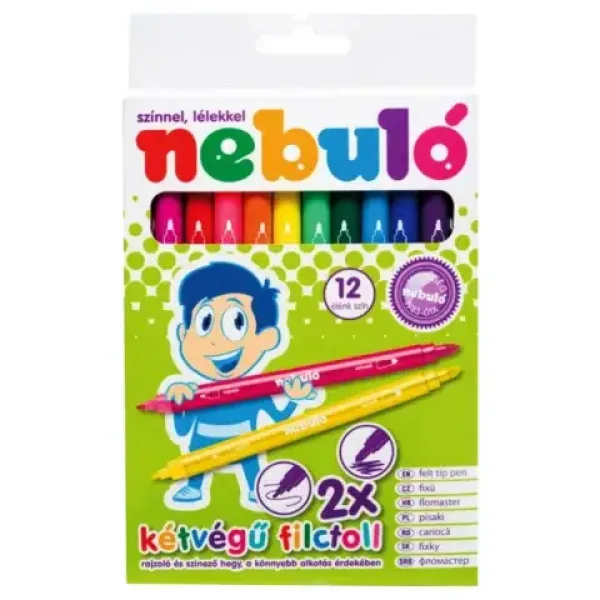 Nebulo: Doppelseitiger Filzstift 12er-Set Bild 2