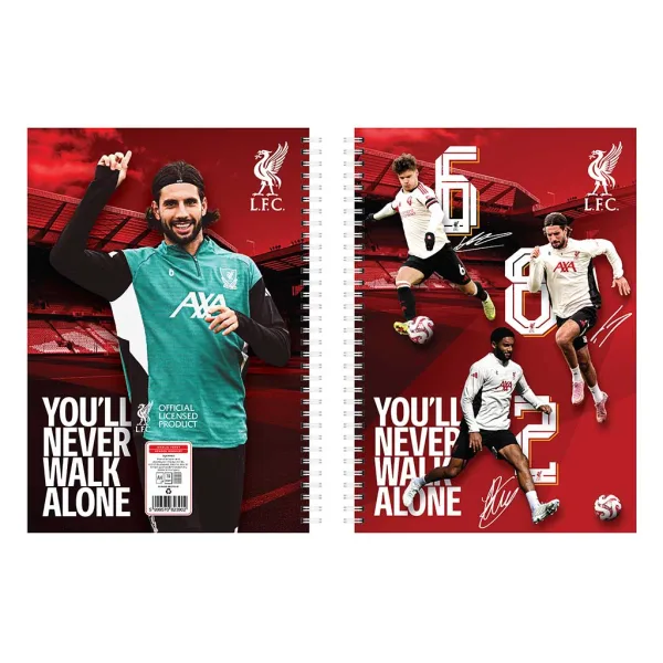 Nebulo: Liverpool Spiralheft, kariert, 70 Blatt, A4, 1 Stück Bild 3
