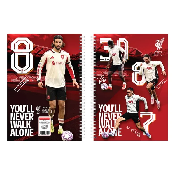Nebulo: Liverpool Spiralheft, kariert, 70 Blatt, A4, 1 Stück Bild 4