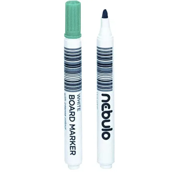 Nebulo: Whiteboard-Marker mit kegelförmiger Spitze, grün Bild 1