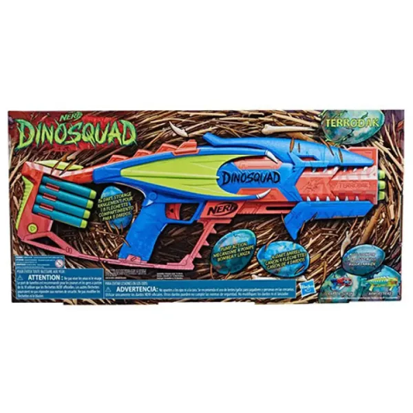 Nerf Dinosquad Terrodak Schaumstoffblaster mit 12 Geschossen - Hasbro Bild 2