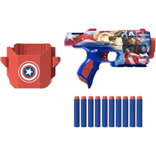 Nerf: Marvel Captain America Schaumstoffblaster - Hasbro Bild 2