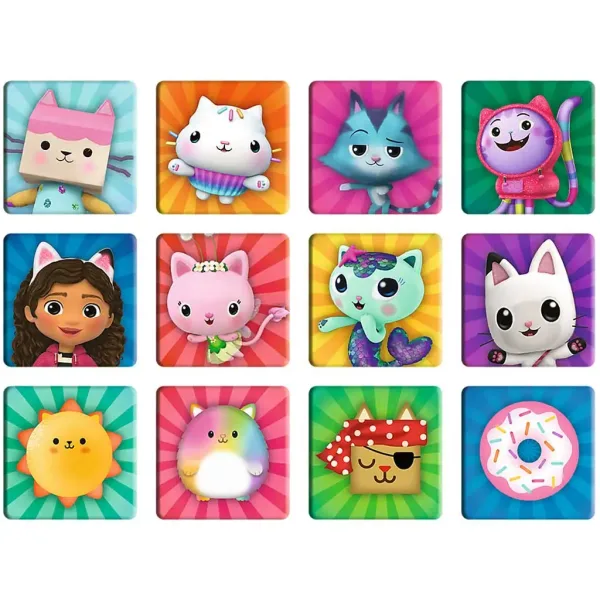 Netflix: Gabby's Dollhouse 2-in-1-Puzzle + Memory-Spiel Bild 2