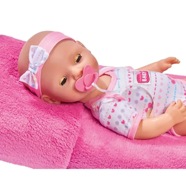 New Born Baby Pipi-Puppe mit Zubehör 43cm - Simba Toys Bild 3