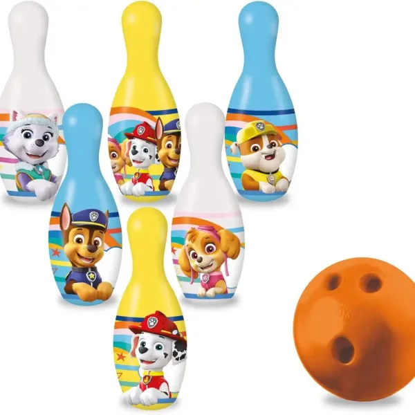 Paw Patrol Bowling-Set mit 6 Kegeln - Mondo Toys Bild 2