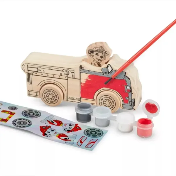 Paw Patrol Holzfahrzeug-Malset – Melissa & Doug Bild 2