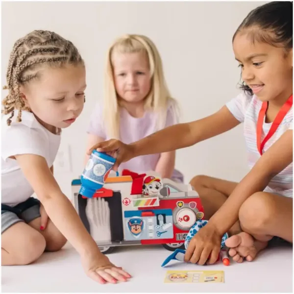 Paw Patrol Marshall Holzfähigkeitsentwicklungs-Feuerwehrauto-Set mit Zubehör - Melissa & Doug Bild 2