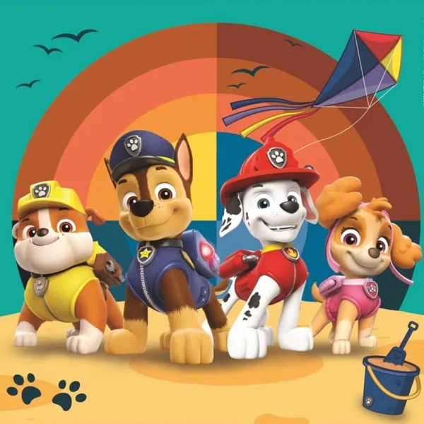 Paw Patrol Super Color 3-in-1 Puzzle - Clementoni Bild 2