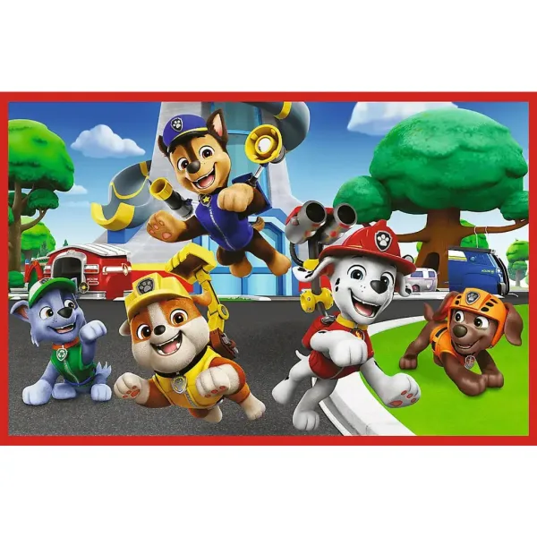 Paw Patrol ein spielerischer Tag 2x24-teiliges Puzzle - Trefl Bild 3