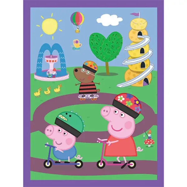 Peppa Wutz 2-in-1 Puzzle und Memospiel - Trefl Bild 2
