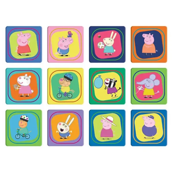 Peppa Wutz 2-in-1 Puzzle und Memospiel - Trefl Bild 4