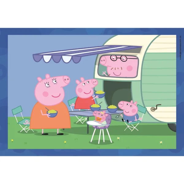Peppa Wutz 4-in-1 Supercolor-Puzzle - Clementoni Bild 3