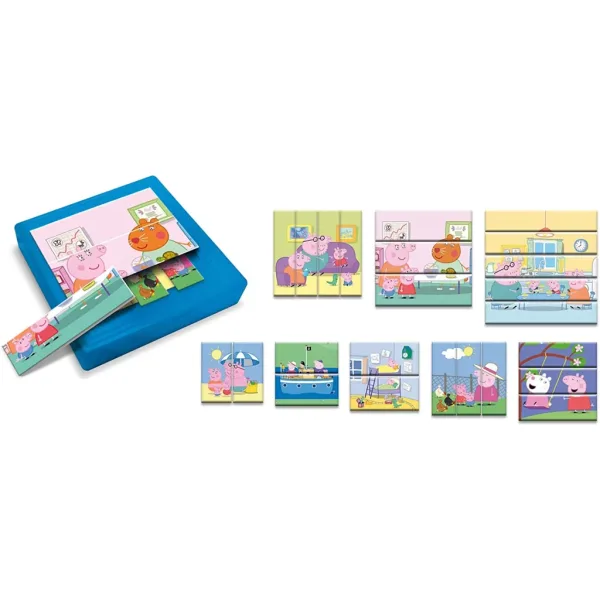 Peppa Wutz 8-in-1, 25-teiliges progressives Puzzle – Lisciani Bild 3
