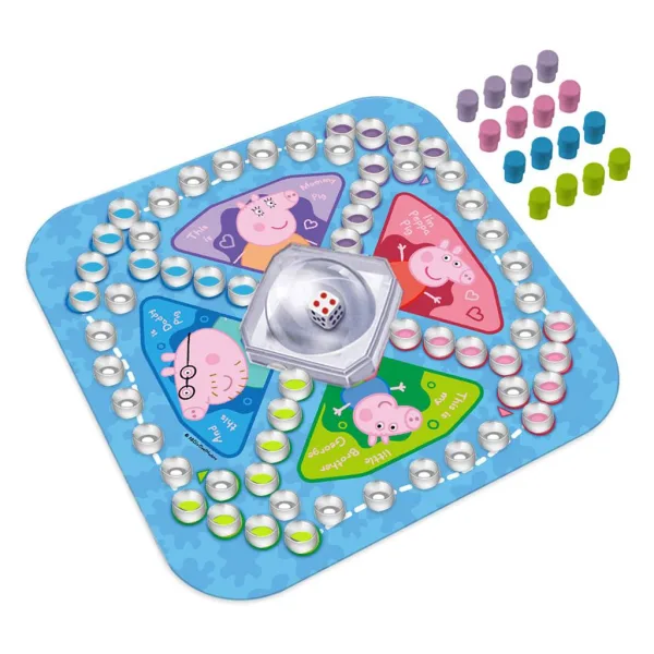 Peppa Wutz Brettspiel mit integriertem Würfel Bild 2