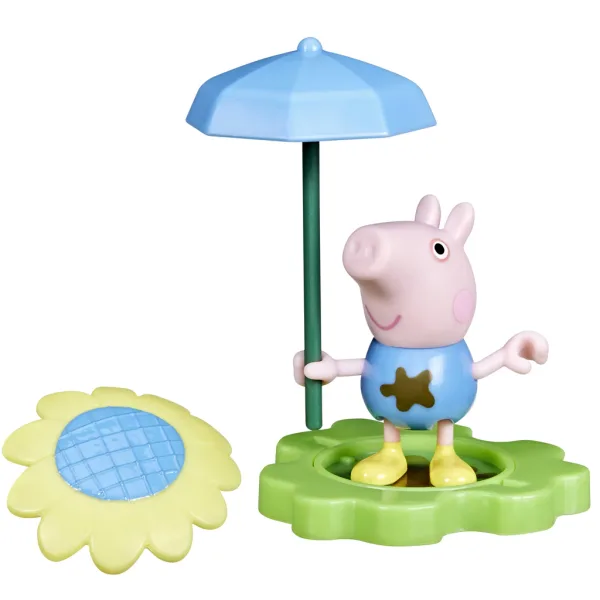 Peppa Wutz: Matschige Pfützenfreunde – Schorsch Spielfigur – Hasbro Bild 2